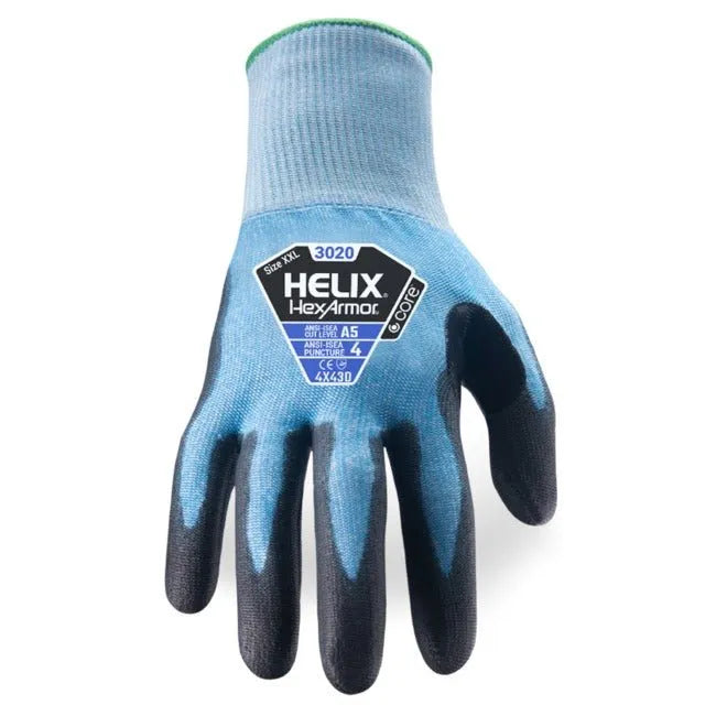 Guantes HexArmor Helix® Core™ 3020 - Protección ANSI Nivel A5 - DIBAMEX