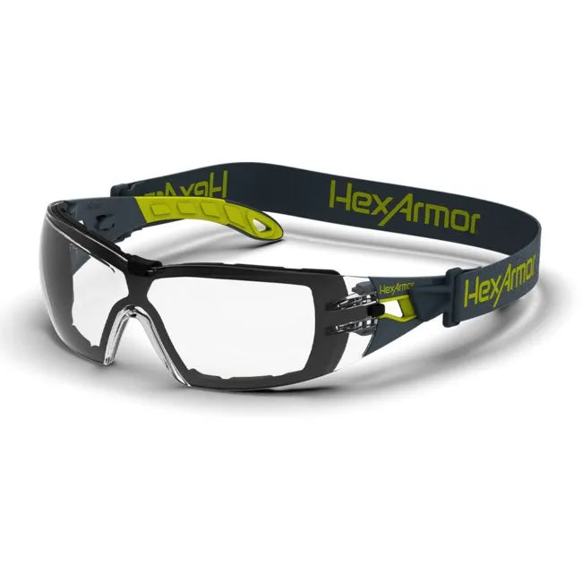 Lentes de Seguridad HexArmor MX200G con Junta de Espuma y Recubrimientos Antiempañantes - DIBAMEX