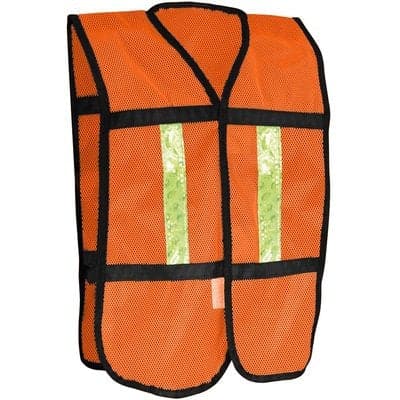 Dib Safety Chaleco reflectante de malla naranja, chaleco de alta visib –  Los tornillos